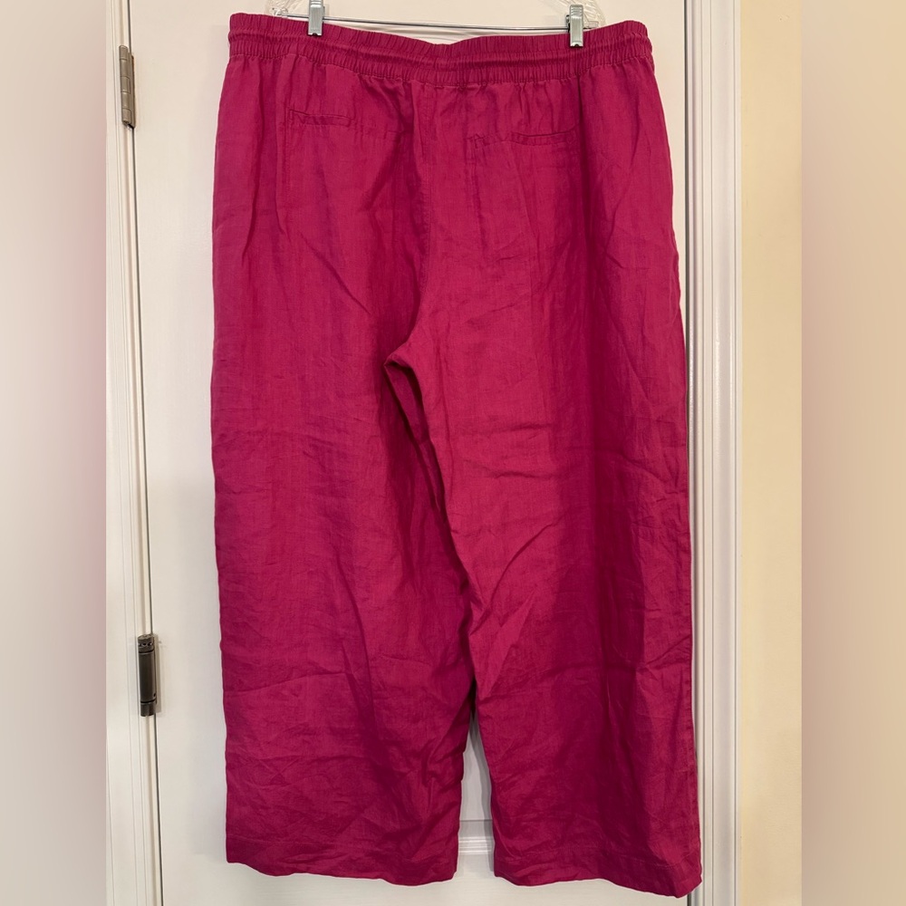 Retreat Wide Leg Linen Pant - Athleta - Size 2X - Picture 9 of 11